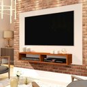 Ver imagem 2 de Painel Suspenso Home Tv até 47 Polegadas 2 Nichos Ipanema:off White/nature