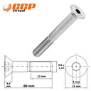 Ver imagem 3 de Parafuso Allen Aço Inox Cabeça Chata M8 x 80 mm - 50 Peças