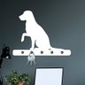 Porta Chaves de Parede em Mdf 6 Mm Cachorro Sentado Pc542:branco - 1