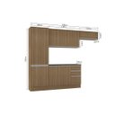 Ver imagem 3 de Cozinha Compacta 9 Portas Paris Espresso Móveis