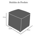 Ver imagem 6 de Poltrona Amamentação com Balanço + Puff Laura Veludo Bege