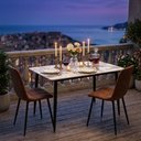 Ver imagem 3 de Mesa com Tampo de Granito 120cm Sala Jantar Cozinha