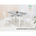 Ver imagem 5 de Base De Mesa De Jantar Pés De Mesa P/ Tampos De Vidro Granito Madeira 1,20 Munique Ql Texturizado