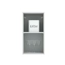 Ver imagem 4 de Armário Aéreo Madesa Lux 35cm 1 Porta Branco Preto