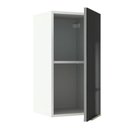Ver imagem 6 de Armário Aéreo Madesa Lux 35cm 1 Porta Branco Preto