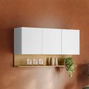 Ver imagem 6 de Armario Aereo 3 Portas 120 Cm Line Supremo Cp Freijo Ktp