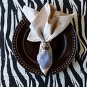 Ver imagem 2 de Kit Jogo Americano para 6 Lugares Mesa Posta Zebra 52x36cm