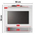 Ver imagem 3 de Painel para Tv Europa Branco com Nicho Dwr