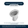 Assento Sanitário Laqueado Soft Close Atlantis Branco para Vaso Belize - 4