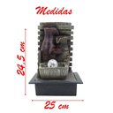 Ver imagem 3 de Fonte de Água Decorativa 3 Quedas Cascata Luz de Led Bivolt