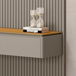 Painel Ripado para TV até 60 Polegadas com LED MDF 141CMX250CM Modular - 7 Painel Ripado para TV até 60 Polegadas com LED MDF 141CMX250CM Modular - 7