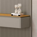 Ver mais imagens de Painel Ripado para TV até 60 Polegadas com LED MDF 141CMX250CM Modular