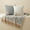Ver imagem 3 de Kit Manta e Almofadas Decorativas para Sofá Montreal Azul Nevoa - Nexta Casa