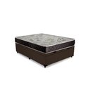 Ver imagem 4 de Cama Box Baú Casal Colchão Gold Espuma D33 Acolchões + Box Sintético 59x138x188:Marrom