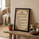 Ver imagem 2 de Quadro Decor Mantra Prosperidade 45x34cm Mold Branca Vidro