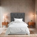 Ver imagem 2 de Cabeceira Estofada para Cama de Solteiro 90 Athena Suede