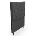 Ver imagem 5 de Cabeceira Estofada para Cama de Solteiro 90 Athena Suede