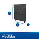 Ver imagem 6 de Cabeceira Estofada para Cama de Solteiro 90 Athena Suede