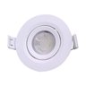 Spot LED Embutir 3W Bivolt Luz Amarela 3.000K Empalux - 1