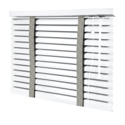 Persiana Horizontal - 1,00m Larg X 1,40m Alt - Alumínio 50mm com Fita Decorativa - 2