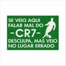 TAPETE DIVERTIDO SE VEIO FALAR MAL DO CR7, TAPETES DIVERTIDOS E TEMATICOS. - 2