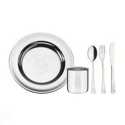 Kit Infantil Tramontina para Refeição em Aço Inox 5 Peças Tramontina - 1