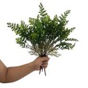 Ver imagem 4 de Kit de 7 Mini Buquê Samambaia Artificial 35cm para Decoração, Paisagismo e Arranjos Florais