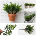 Ver imagem 6 de Kit de 7 Mini Buquê Samambaia Artificial 35cm para Decoração, Paisagismo e Arranjos Florais