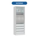 Ver imagem 5 de Guarda Roupa Modulado 2 Portas Reflecta Requinte 100% MDF