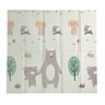 Tapete Infantil Atividades Dobrável 120x120cm Espessura 8mm Urso - 2
