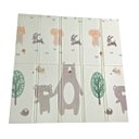 Ver imagem 4 de Tapete Infantil Atividades Dobrável 120x120cm Espessura 8mm Urso