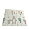 Tapete Infantil Atividades Dobrável 120x120cm Espessura 8mm Urso - 3