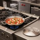 Ver imagem 6 de Frigideira com Tampa 3,4l Profissional 32cm Aço Inox Brinox
