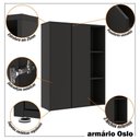 Ver imagem 3 de Conjunto de Escritório Office 3 Peças Mesa Gaveteiro Armário Oslo