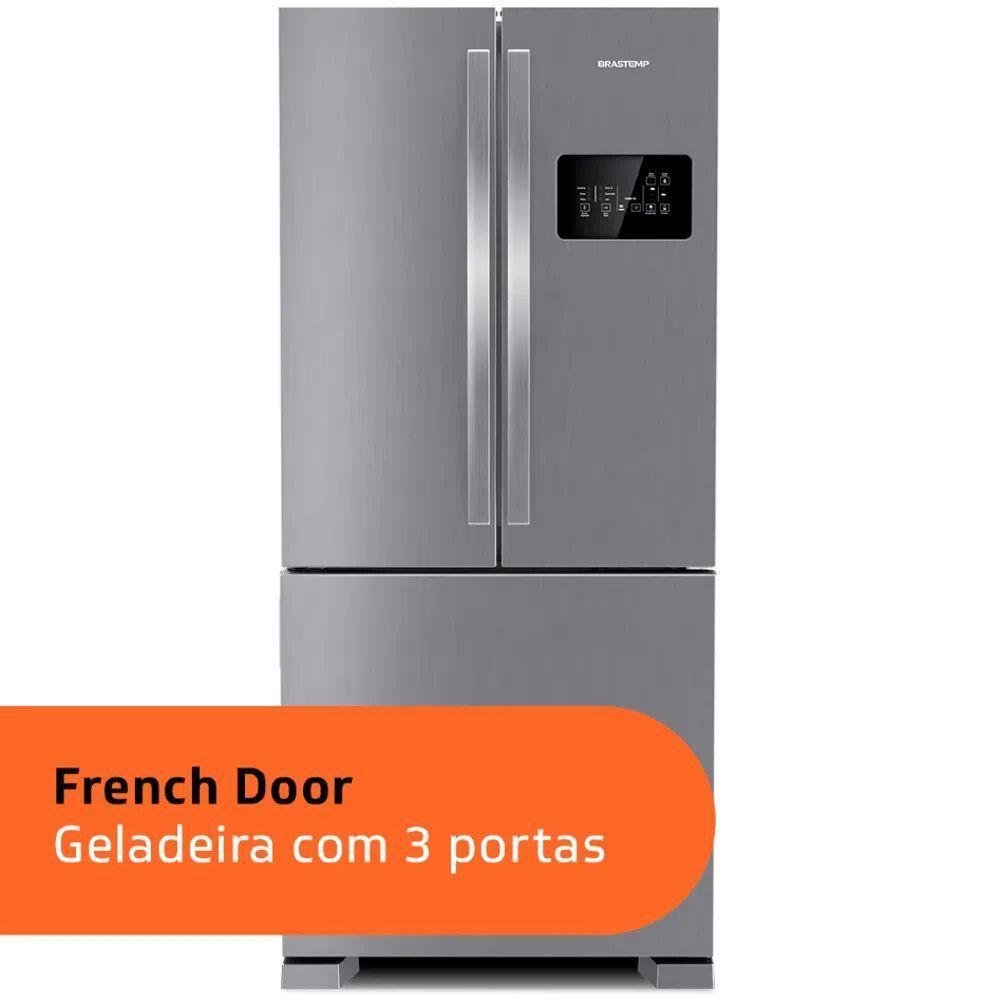 Refrigerador Frost Free 3pts 554l Bro85akana Brastemp Inox 127v - 7