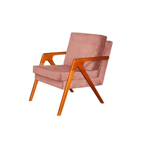 Poltrona decorativa Mona Luxo Dora Bela - .125