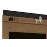 Painel para TV Torino Naturale com Preto - EDN Móveis - 3