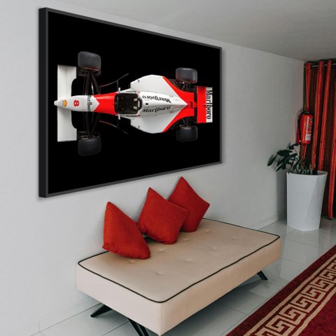 Quadro Decorativo Carro de Corrida Formula 1 Sala Quarto Casa Escritório