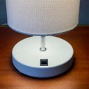 Ver imagem 4 de Abajur Luminaria de Mesa Redondo com Interruptor Ref 84 Decoração Casa Sala Quarto Escritório Moveis