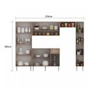 Ver imagem 3 de Cozinha Completa 5 Peças 11 Portas Madri Espresso Móveis