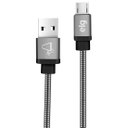 Ver imagem 1 de Cabo Elg INX510GY - USB/Micro USB - 1 Metro - Blindado Inox - Cinza