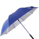 Ver imagem 1 de Guarda Chuva Gigante 122cm Azul Fazzoletti Maxi Portaria Proteção Solar FPS 30 UV