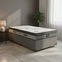 Ver imagem 1 de Cama Box Baú com Colchão Espuma D33 Pillow In Anjos Ortosleep Solteiro King 96 Cm