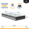 Cama Box Baú com Colchão Espuma D33 Pillow In Anjos Ortosleep Solteiro King 96 Cm - 4