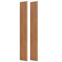 Ver imagem 7 de Painel Ripado de Madeira para Sala Quarto 89x250cm Bairon D03 Freijó - Lyam Decor