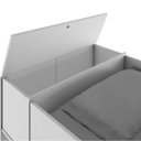 Ver mais imagens de Treliche Solteiro com Baú e Prateleiras Tókio Espresso Móveis