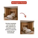 Ver imagem 6 de Guarda Roupa Casal Safiraplus 11 Portas de Bater 7 Gavetas MDF Cumaru