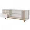 Buffet Duna com Adega 3 Portas 1 Gaveta Off White - 3