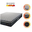 Ver imagem 3 de Colchão Casal HELLEN ESTOFADOS E Espuma D45 Pillow Top Strong 138x188x24cm