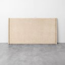 Ver imagem 2 de Cabeceira Cama Casal 144cm Estofada Linho ou Veludo Cor:Veludo Creme